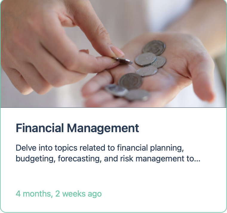 Financial Management Forum