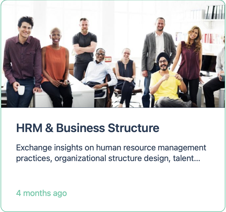 HRM & Business Structure Forum