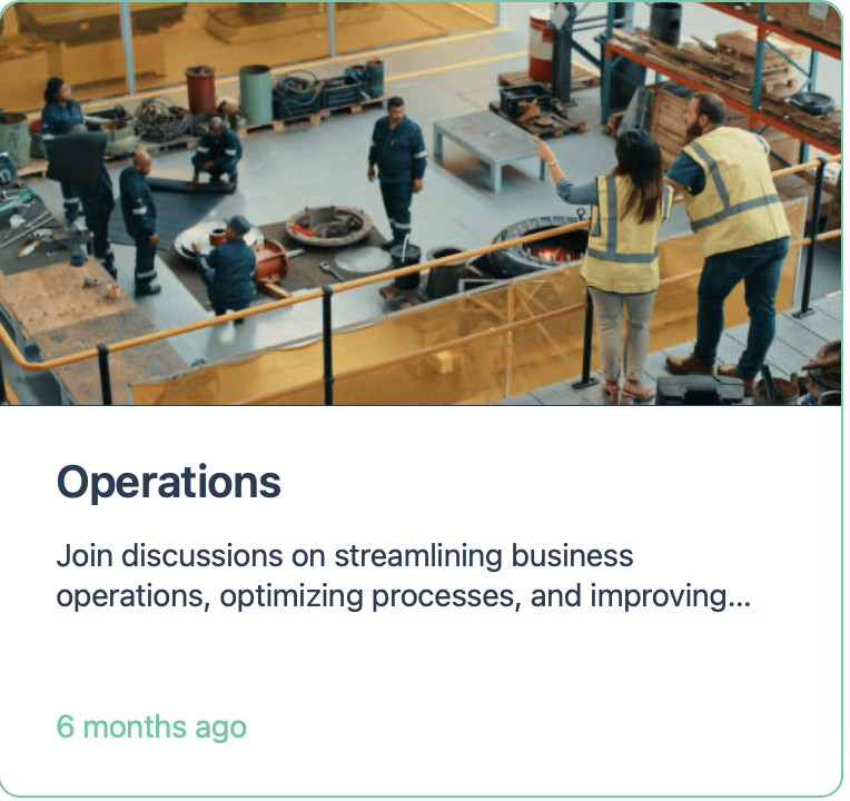 Operations Forum