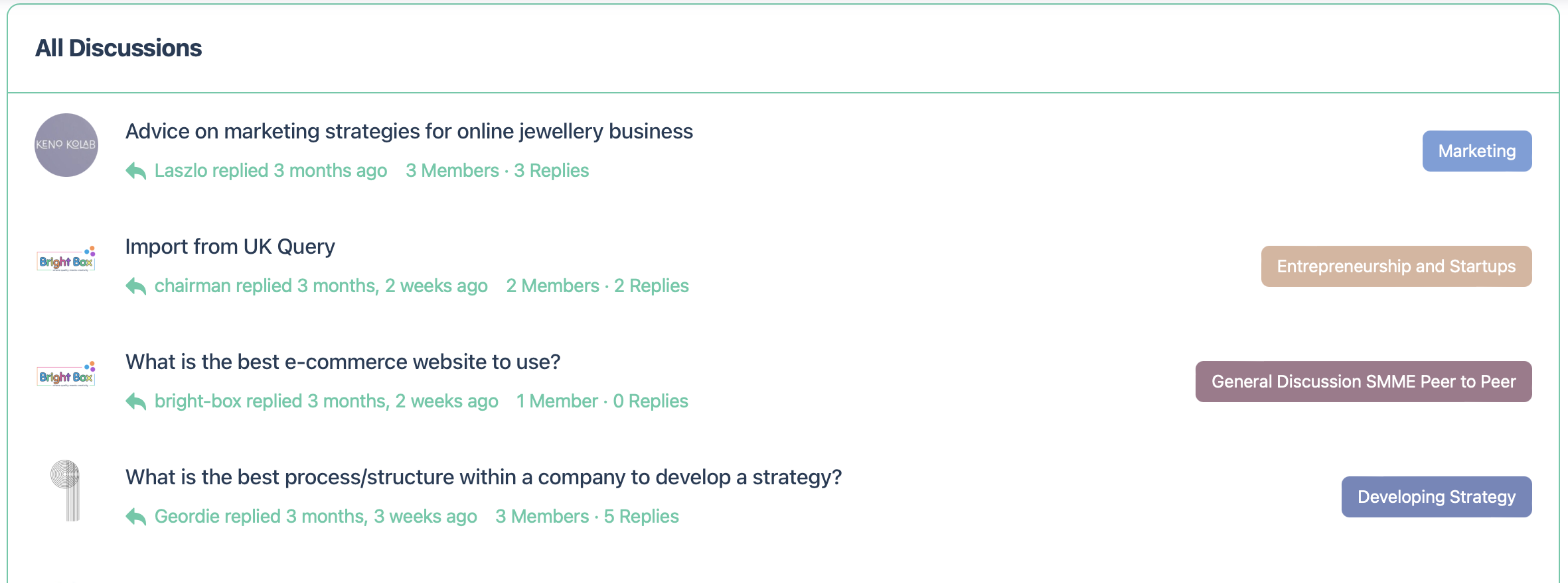 Forum Discussions